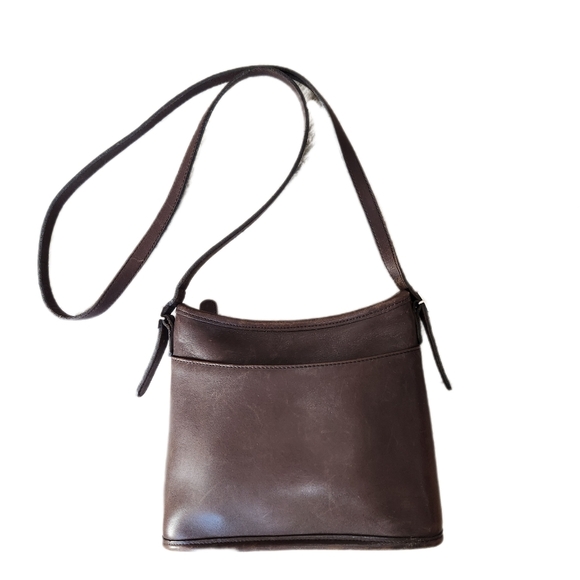 Coach Handbags - COACH MAMBO Vintage 90s 9062 Leather Brown Crossbody Bag, Womens OS
